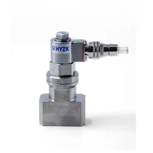 Two position two way ultra high pressure titanium alloy solenoid valve