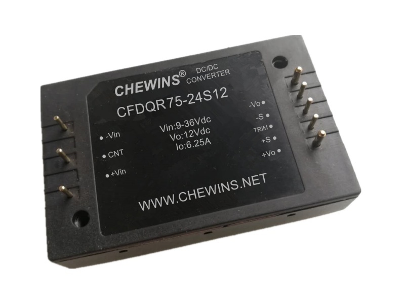 CFDQR100-24S DCDC24V input 100 watt 1/4 brick power supply