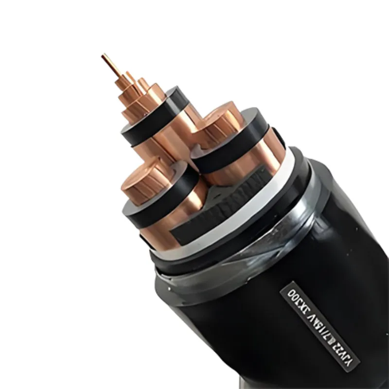 Copper‑Conductor Power Cable, 8.7/15kV, XLPE Insulated, PVC Sheathed
