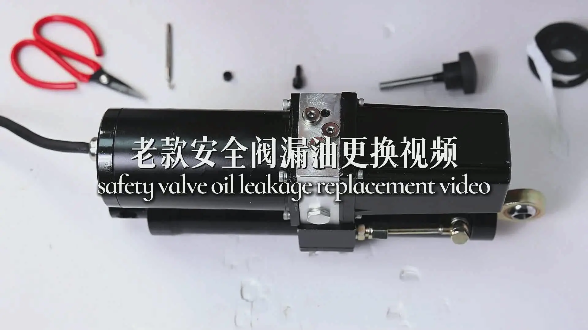 Safety valve oil leakage replacement video