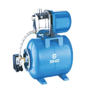 SGP-A Shallow Well S.S JET Self Priming Pump with Pressure Tank System & Motor Protector