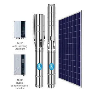 4/6 inch SP AC/DC Deep Well Pump Solar Hybrid Pump