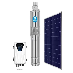 3 inch 24V DCQG Big Height Small Flow Solar Screw Pumps for Domestic Borehole