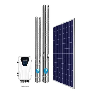 3 Inch Solar Powered Submersible Pump with S.S Impeller for Agro