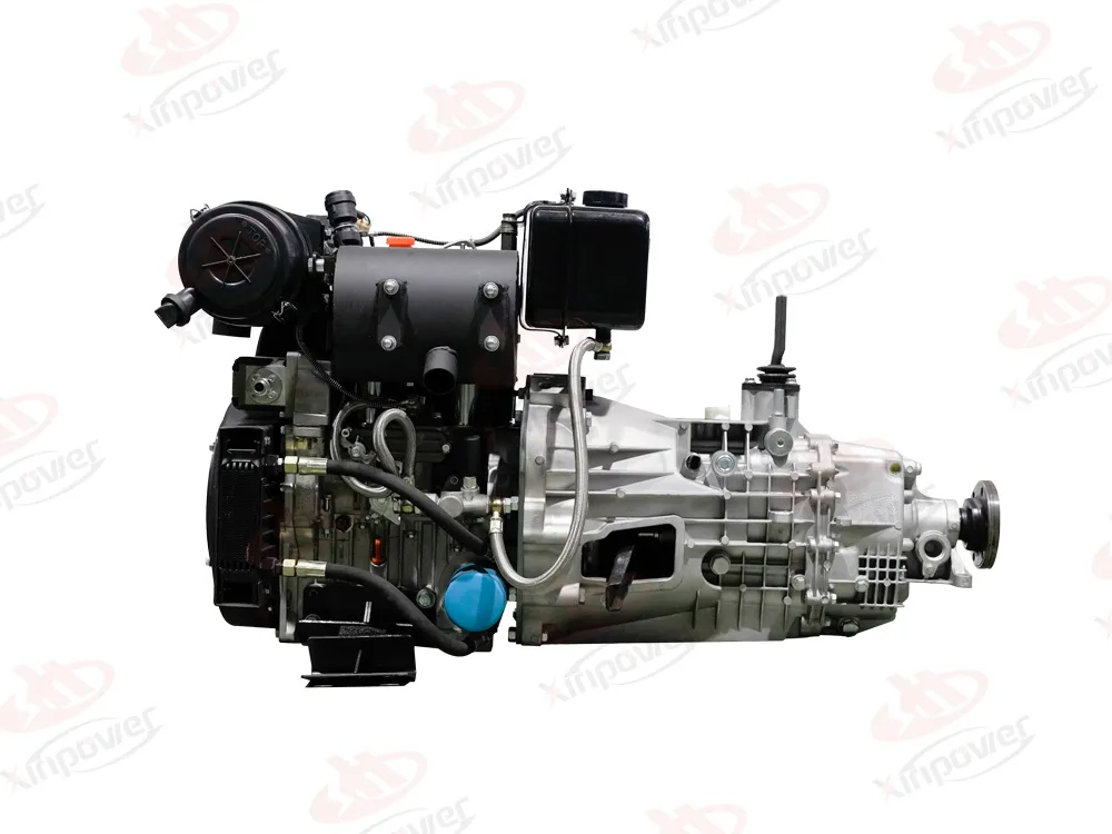 Motor di&eacute;sel con caja de cambios para autom&oacute;vil