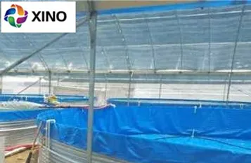 Corrugated Galvanized Steel Aquaculture Fish Shrimp Farm Tank PVC Plastic Liner