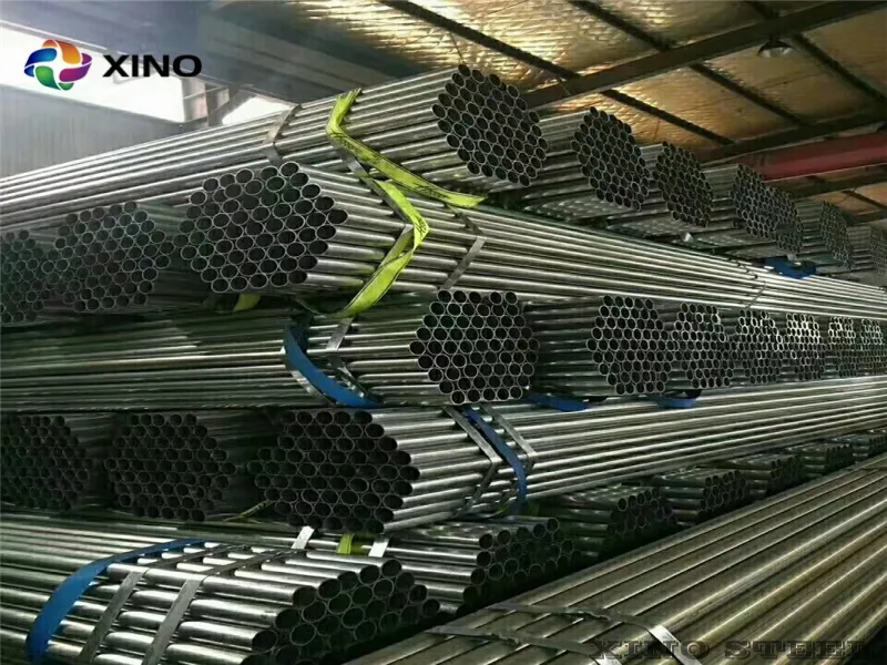 Round steel pipes