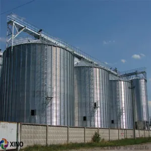 Steel grain silos