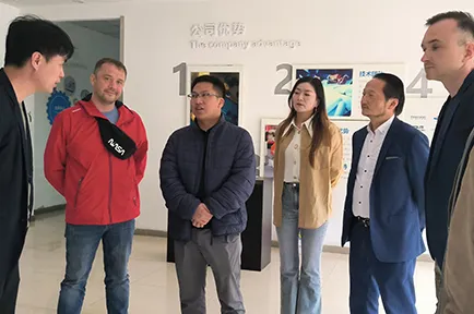 Focusing on Precision Grinding Manufacturing German Customer Daniel Visits YASHIDA Factory for Exchange and Discussion