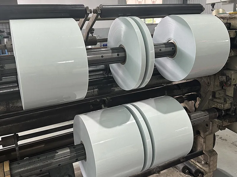 Polyester film cutting tray