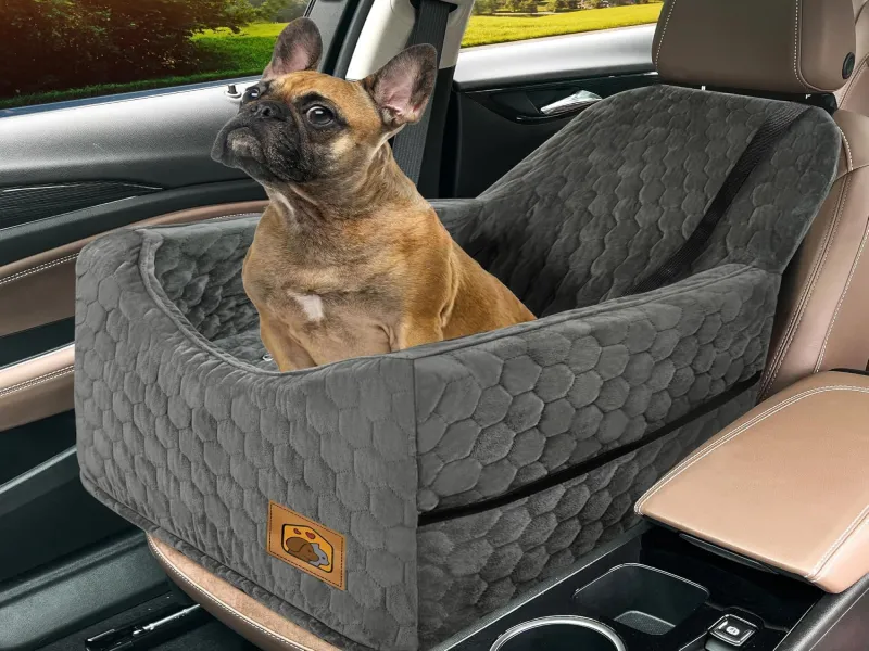 Dog Car Seat Pet Bucket Car Booster Seat Bed for Dogs Safety and Comfortable Detachable and Washable