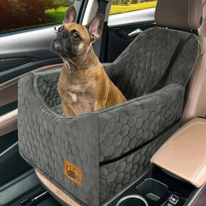 Dog Car Seat Pet Bucket Car Booster Seat Bed for Dogs Safety and Comfortable Detachable and Washable