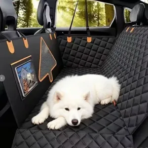 In Stock Discount Dog Car Seat Cover With Mesh Window Dog Hammock Scratch-proof Pet Backseat Cover