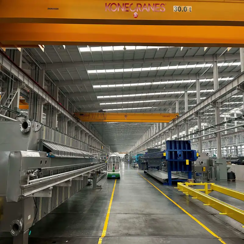 The production level of China's filter press is gradually narrowing the gap with the international advanced level