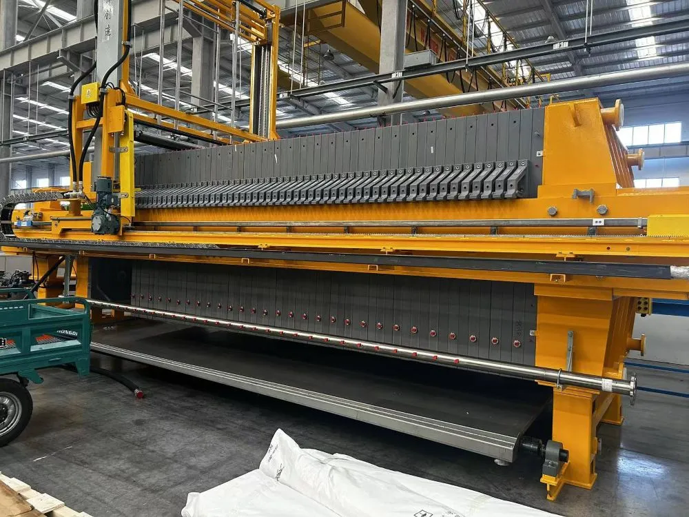 Filter press for Zinc mine wastewater filtration