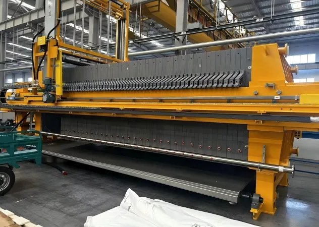 Filter press for Zinc mine wastewater filtration
