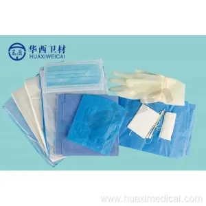 Surgical Kit Birth Obstetrics Delivery Pack Drape