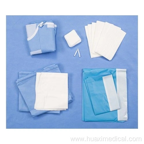 Surgical Kit Birth Obstetrics Delivery Pack Drape