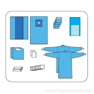 Medical Disposable Surgery Sterile Laparoscopic Drape Pack