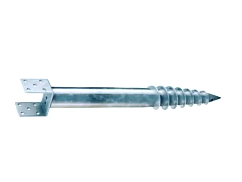 U- shaped ground screw