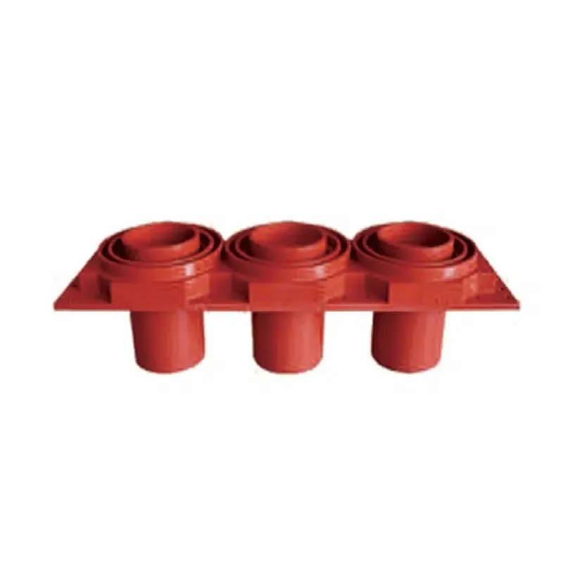 CHJ22-12  Contact Box High Voltage Medium Voltage Switchgear Insulation Epoxy Resin Dual Hole Three Way