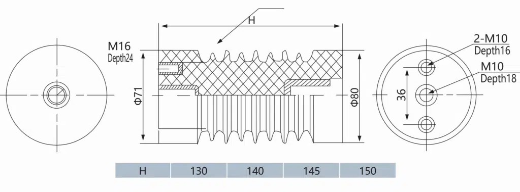 12KV High Voltage Insulator Sensor
