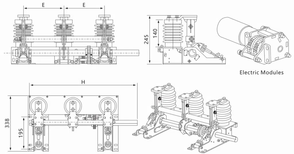 Electric Earthing Switch