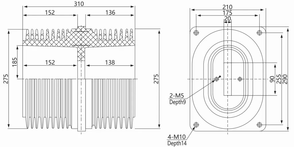 Wall Bushing Epoxy Resin