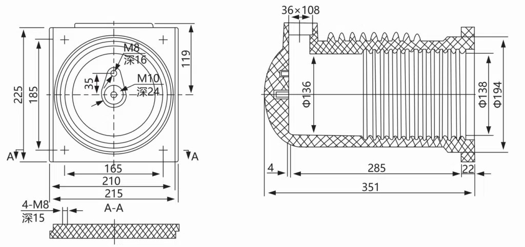 Epoxy Resin Electrical Reverse Contact Box