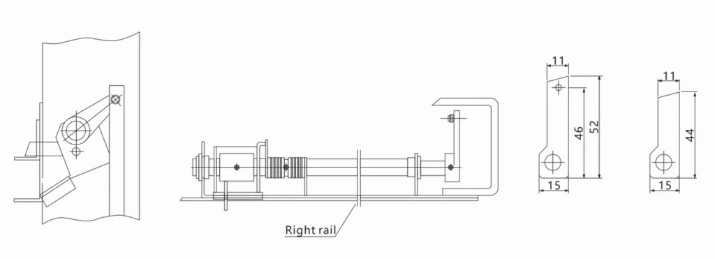 Standard guide rail
