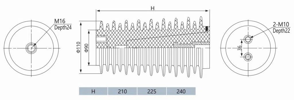 ZJ201-24 Insulator Capacitive Sensor