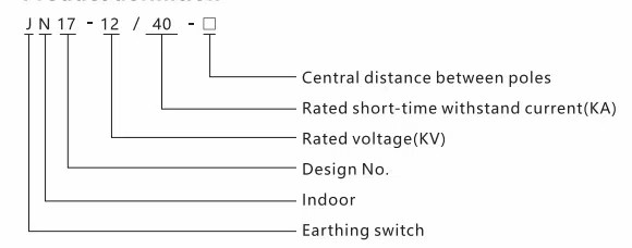 Indoor High Voltage Earthing Switch 