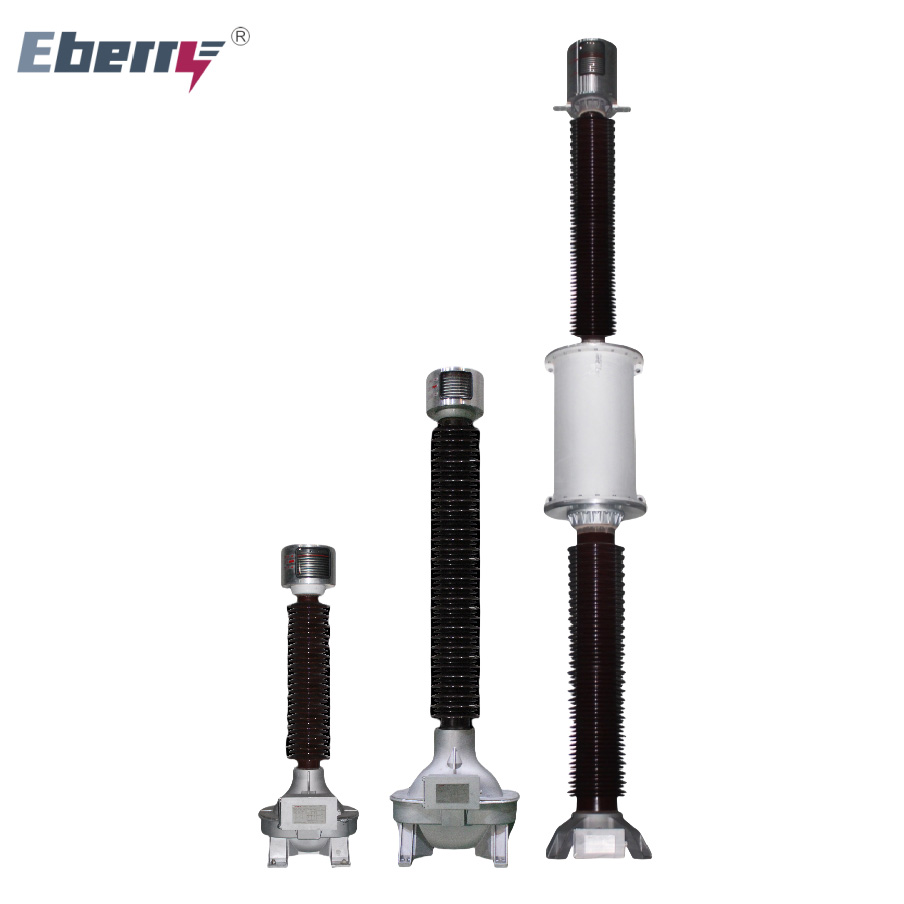 JDCF inductive voltage transformer with cast aluminum housing and porcelain bushing