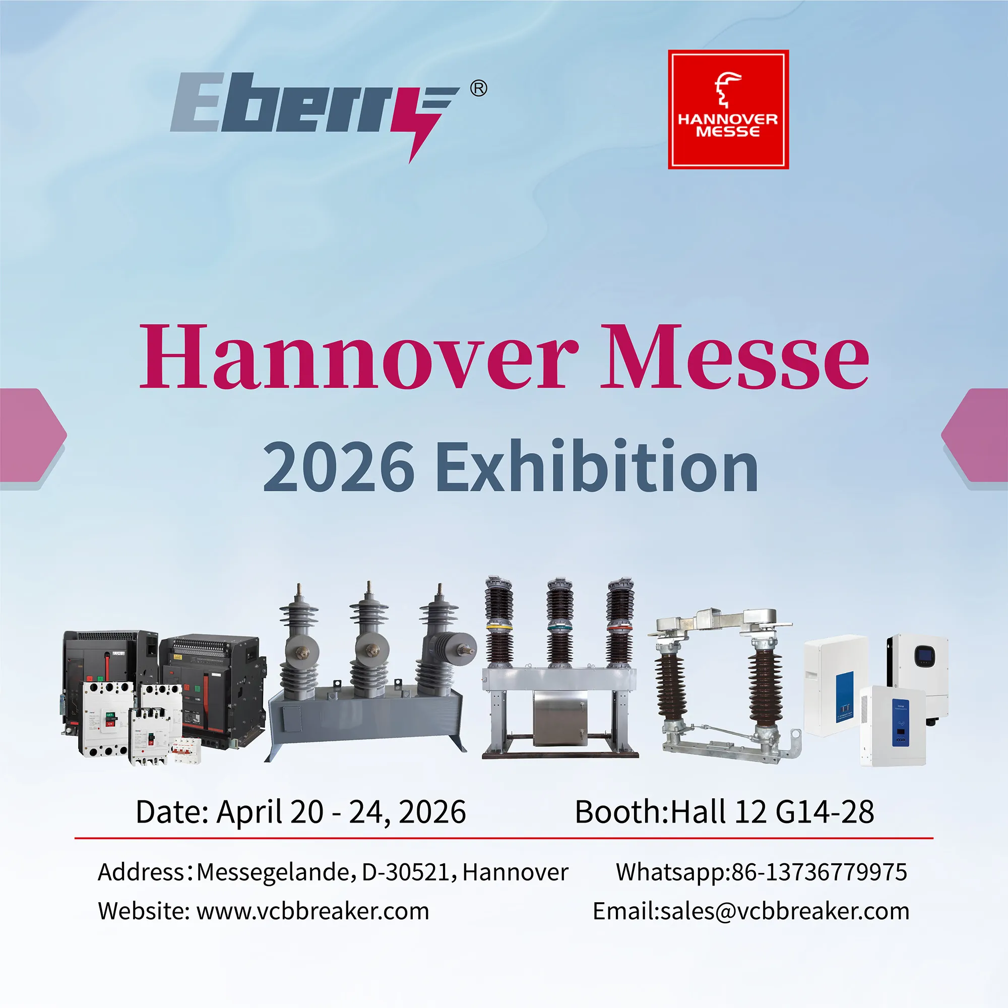 Eberry Electric Co., Ltd. Invites Global Partners to Visit Its Booth at Hannover Messe 2026