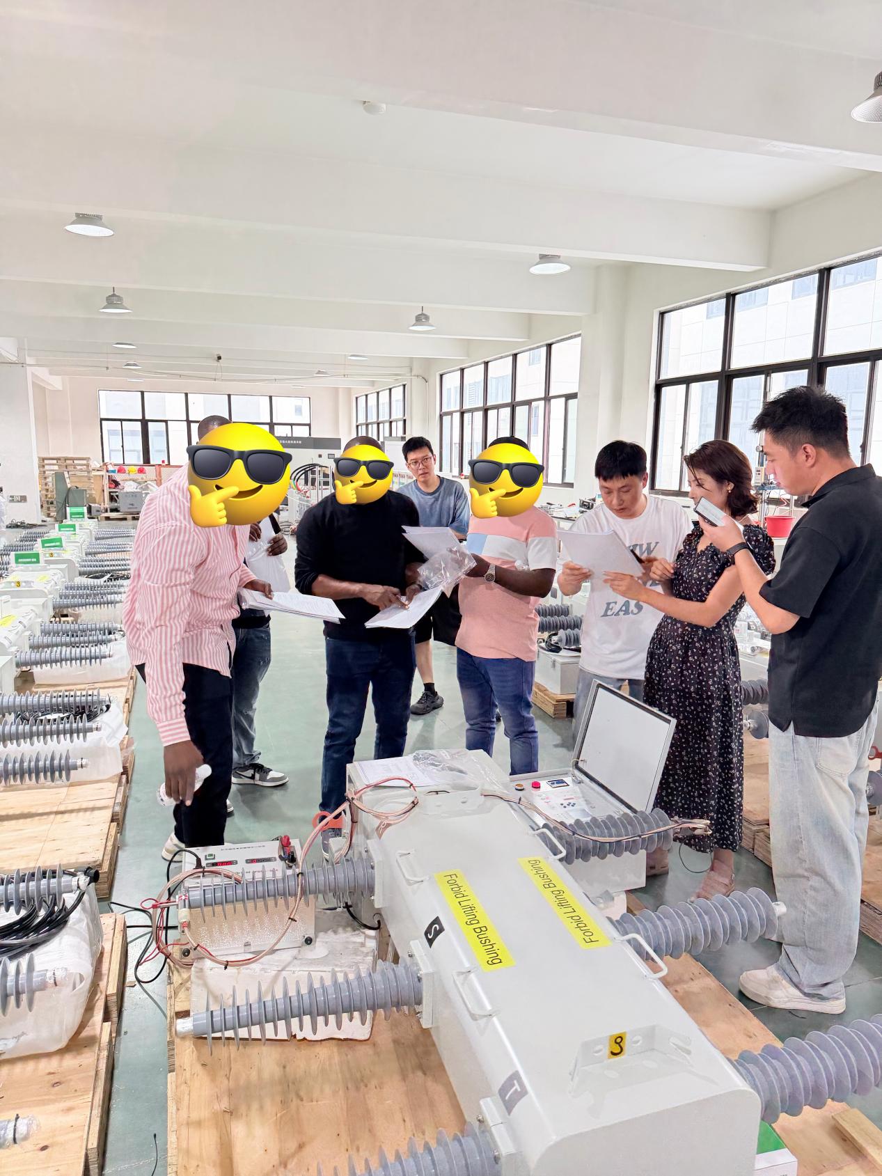 Tanzanian Customer Visits Eberry Electric for 33kV Load Break Switch Inspection-3.jpg