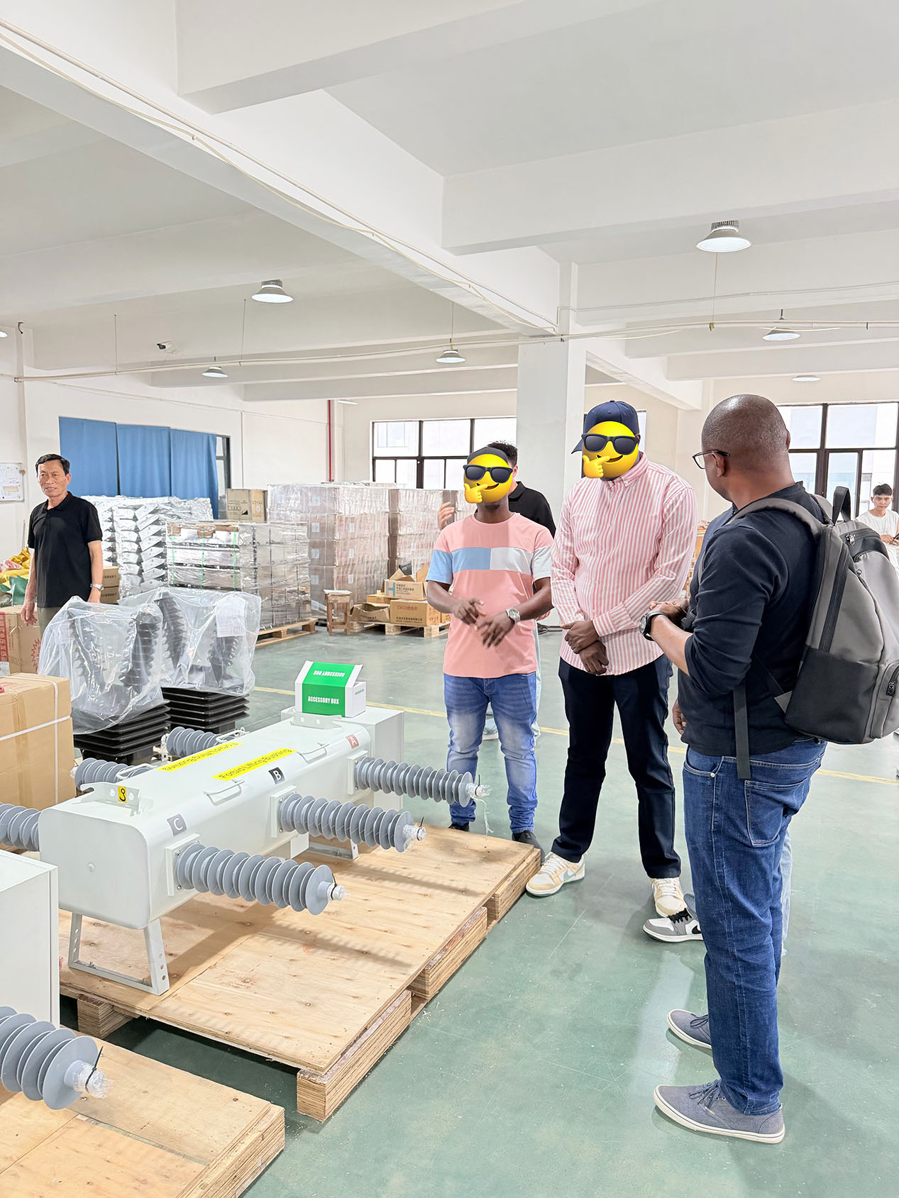 Tanzanian Customer Visits Eberry Electric for 33kV Load Break Switch Inspection-2.jpg