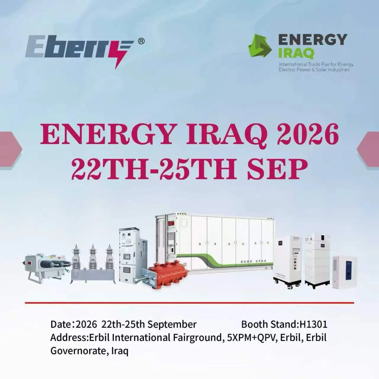 Showcasing at Energy Iraq , Strengthening Presence in the Middle East Market