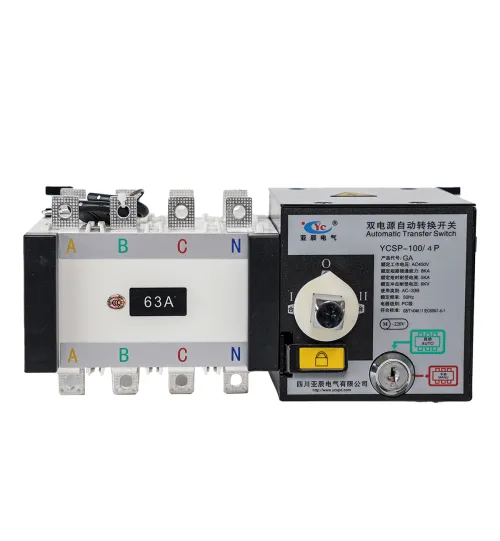 Dual power automatic transfer switch