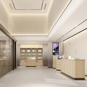 全季5.0 公区：前台、书柜等