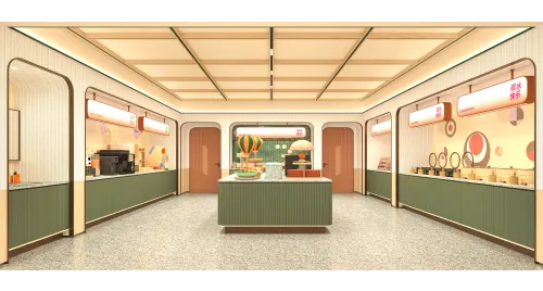 公区：餐厅取餐处