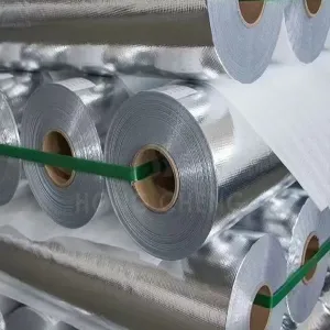 Aluminized woven film is used for moisture-proof and protective packaging of industrial equipment