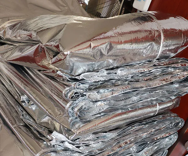 Large wooden crates with aluminum-coated woven bags are suitable for the outer packaging of heavy equipment