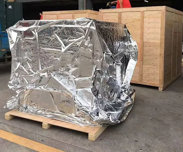 Aluminized woven packaging bags for electromechanical equipment; packaging for precision equipment and hardware components