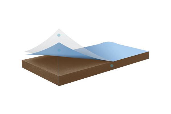 Highly wear-resistant anti-fingerprint HPL laminate