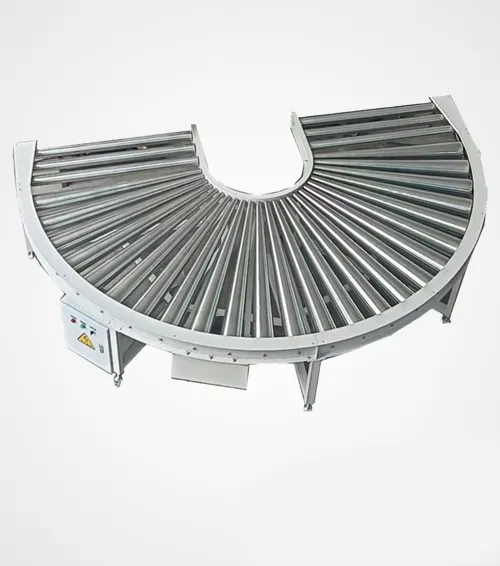 Turning roller conveyor