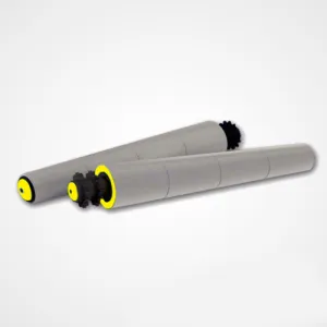 Plastic-steel double-chain taper bushing roller