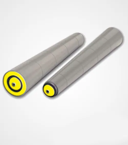 Unpowered taper bushing roller