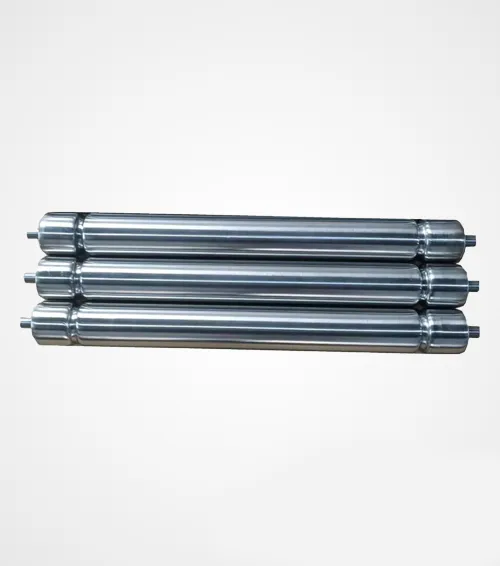 Grooved straight roller
