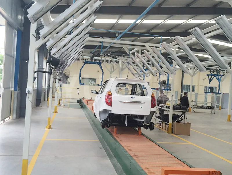 Automated vehicle assembly line