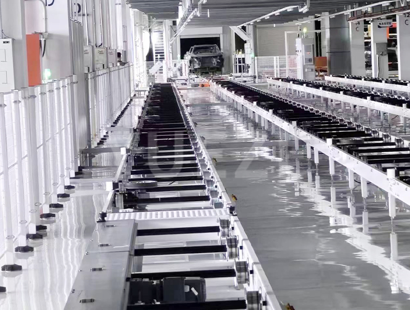 Roller table automatic conveyor line